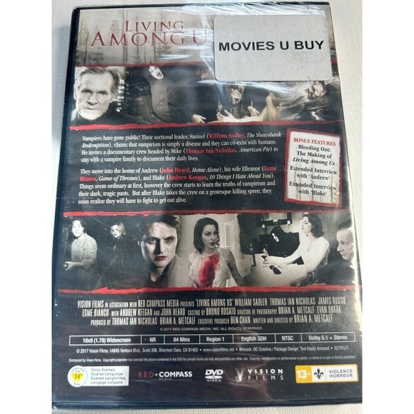 Living Among Us DVD Brian A Metcalf - NEW & Sealed - Picture 2 of 2